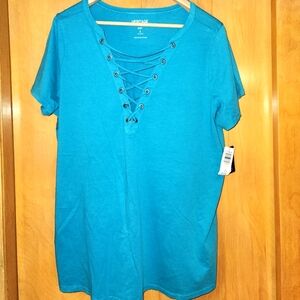 Torrid Heritage NWT Teal Tee Size 2